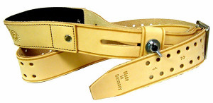 Schiessriemen PROFESSIONAL, Leder, braun RECHTS